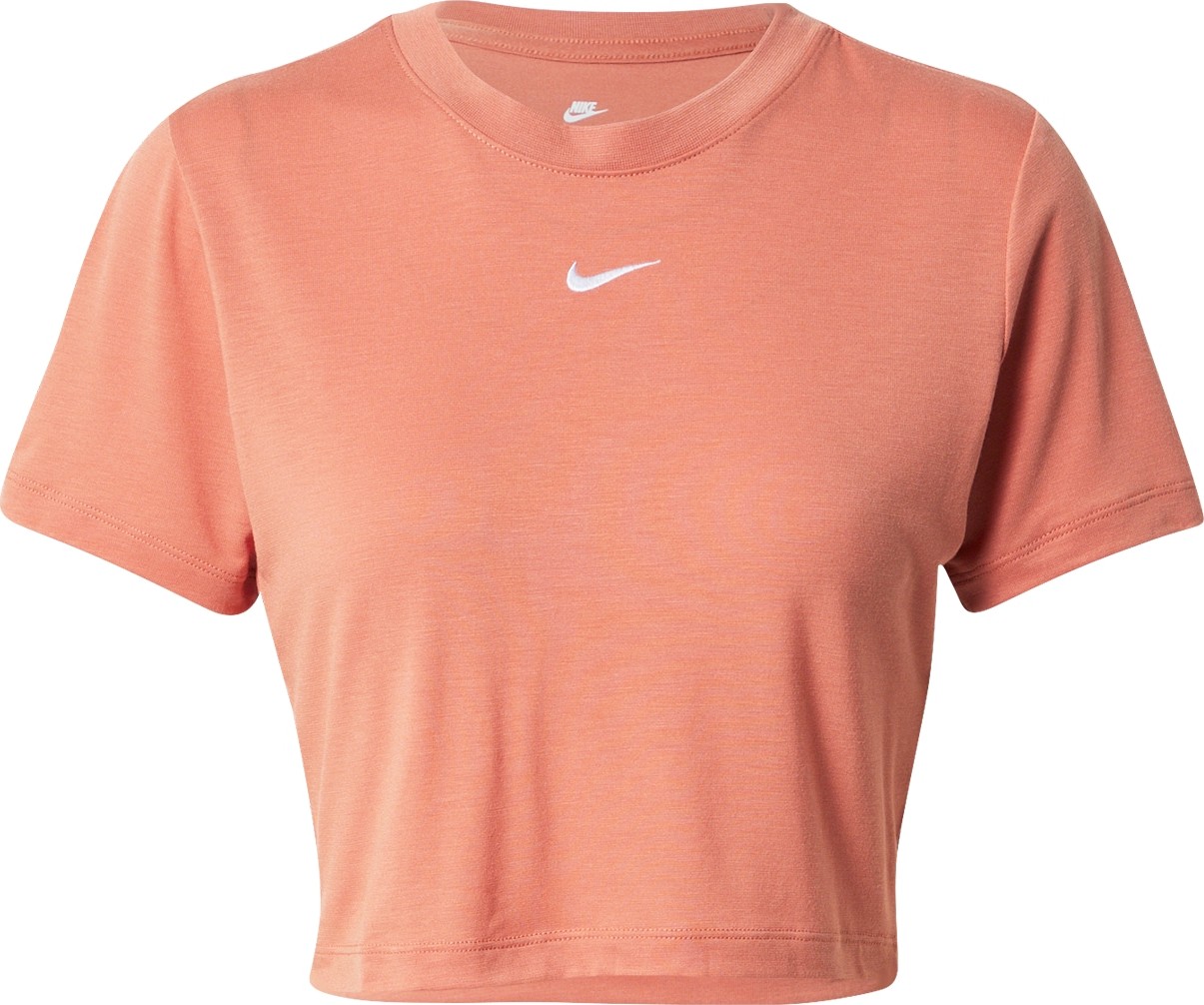 Nike Sportswear Tričko pastelově červená / bílá