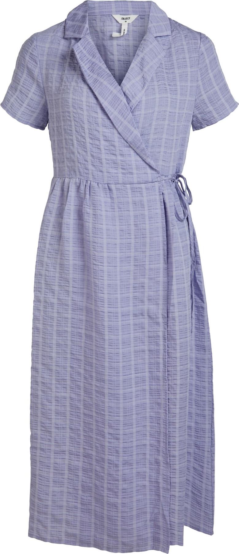 OBJECT Košilové šaty 'Polly' lenvandulová / pastelová fialová