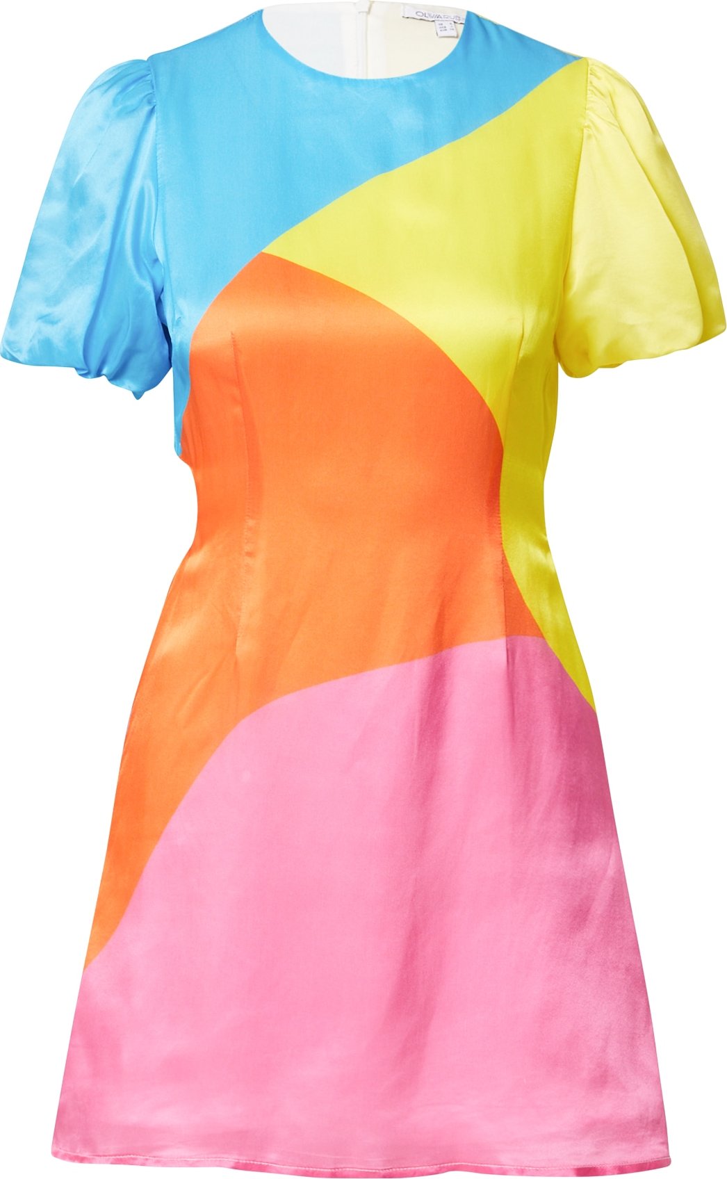 Olivia Rubin Letní šaty 'MATHILDE' modrá / žlutá / oranžová / pink
