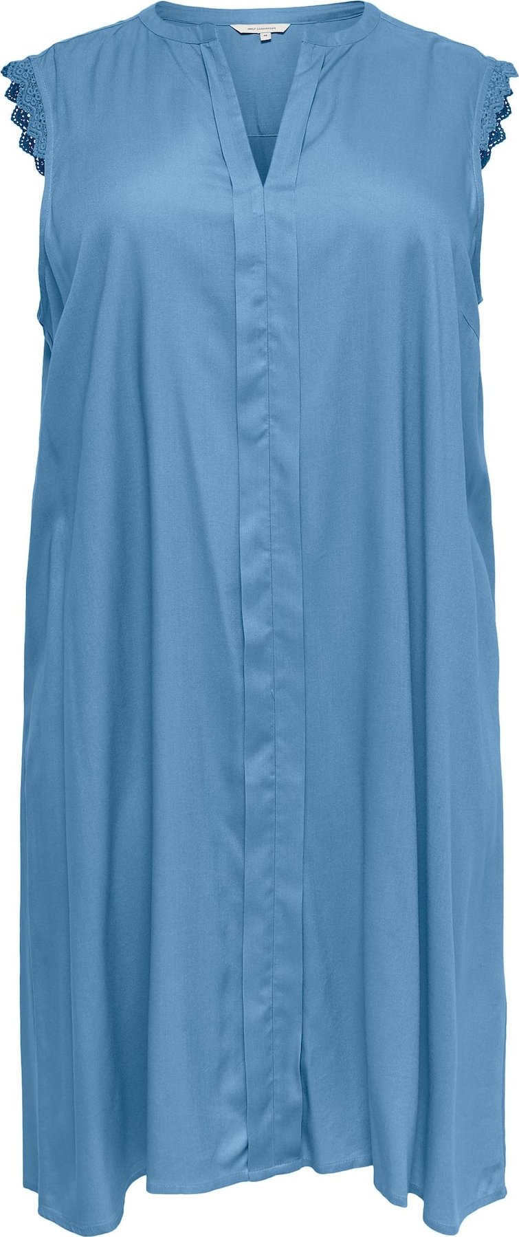 ONLY Carmakoma Košilové šaty 'Mumi' světlemodrá