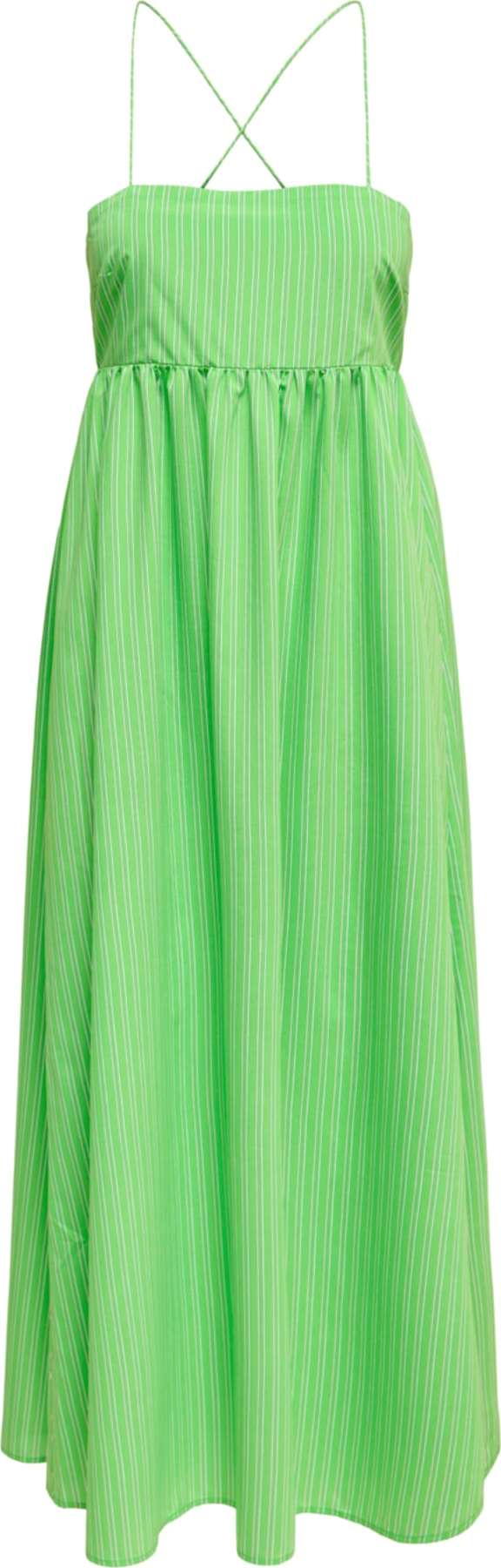 ONLY Letní šaty 'EMMA' světle zelená / jablko