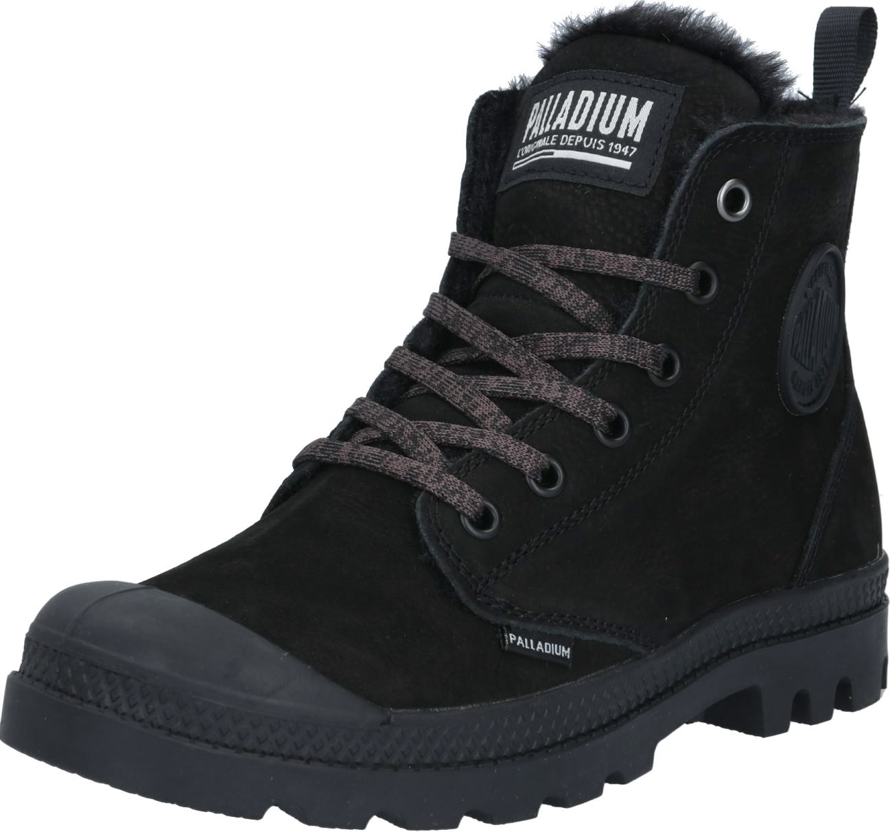 Palladium Kozačky 'Pampa Hi Zip WL' černá