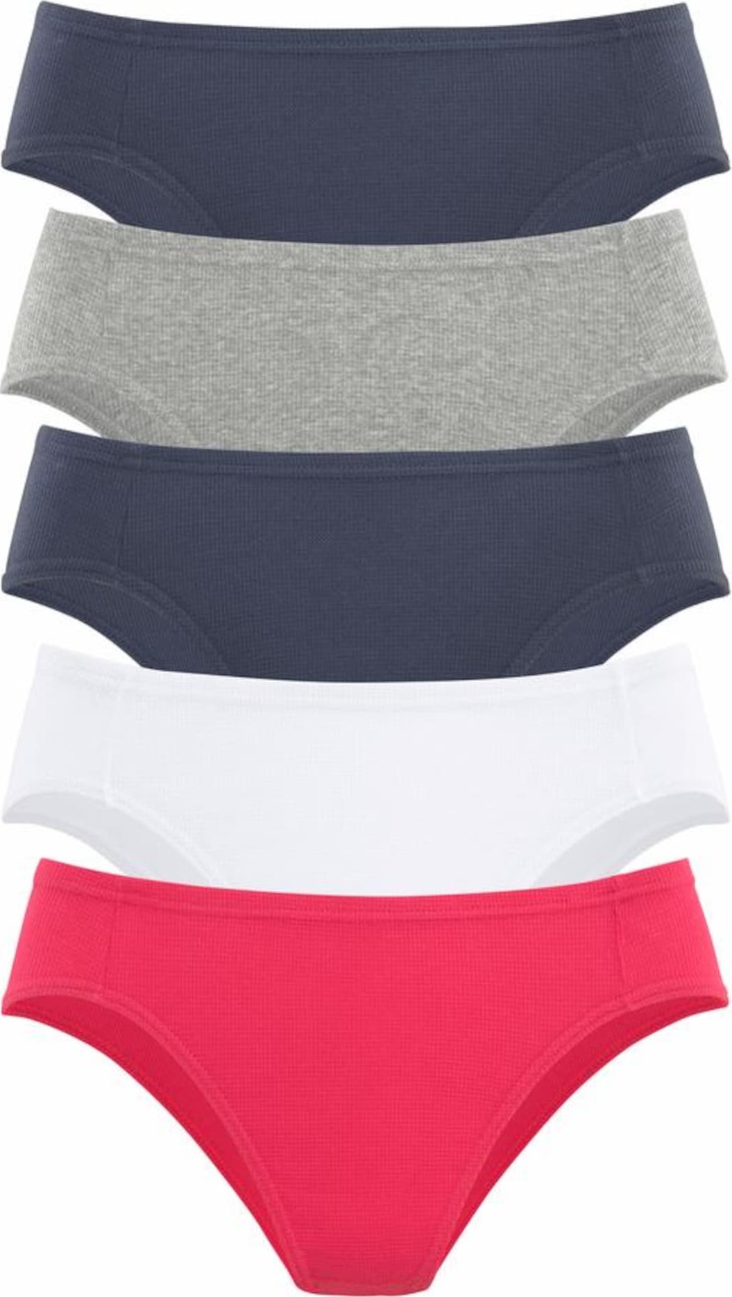 PETITE FLEUR Kalhotky marine modrá / šedá / červená / bílá