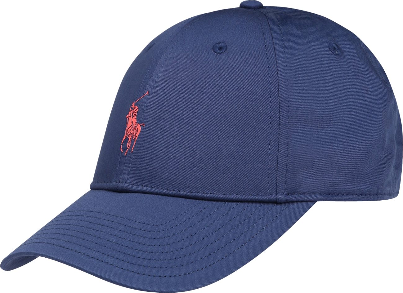 Polo Ralph Lauren Kšiltovka 'BASELINE' námořnická modř / lososová