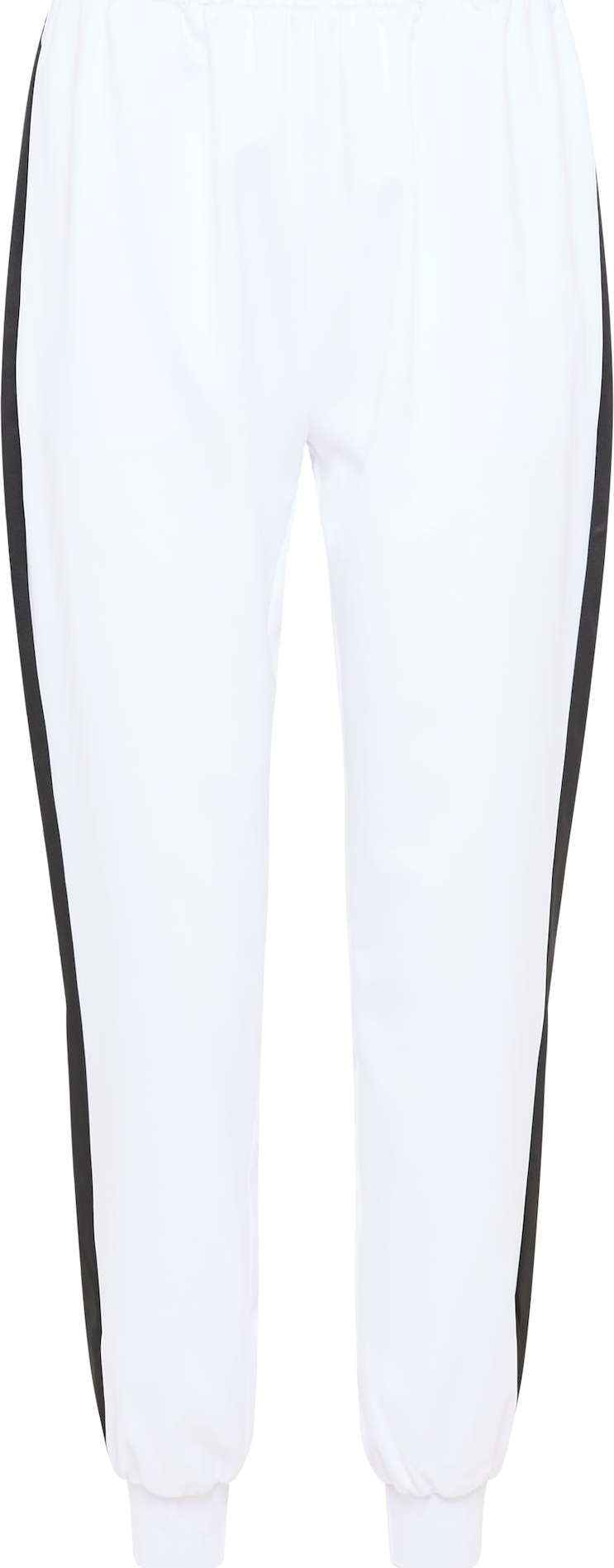 RISA Kalhoty se sklady v pase bílá / černá