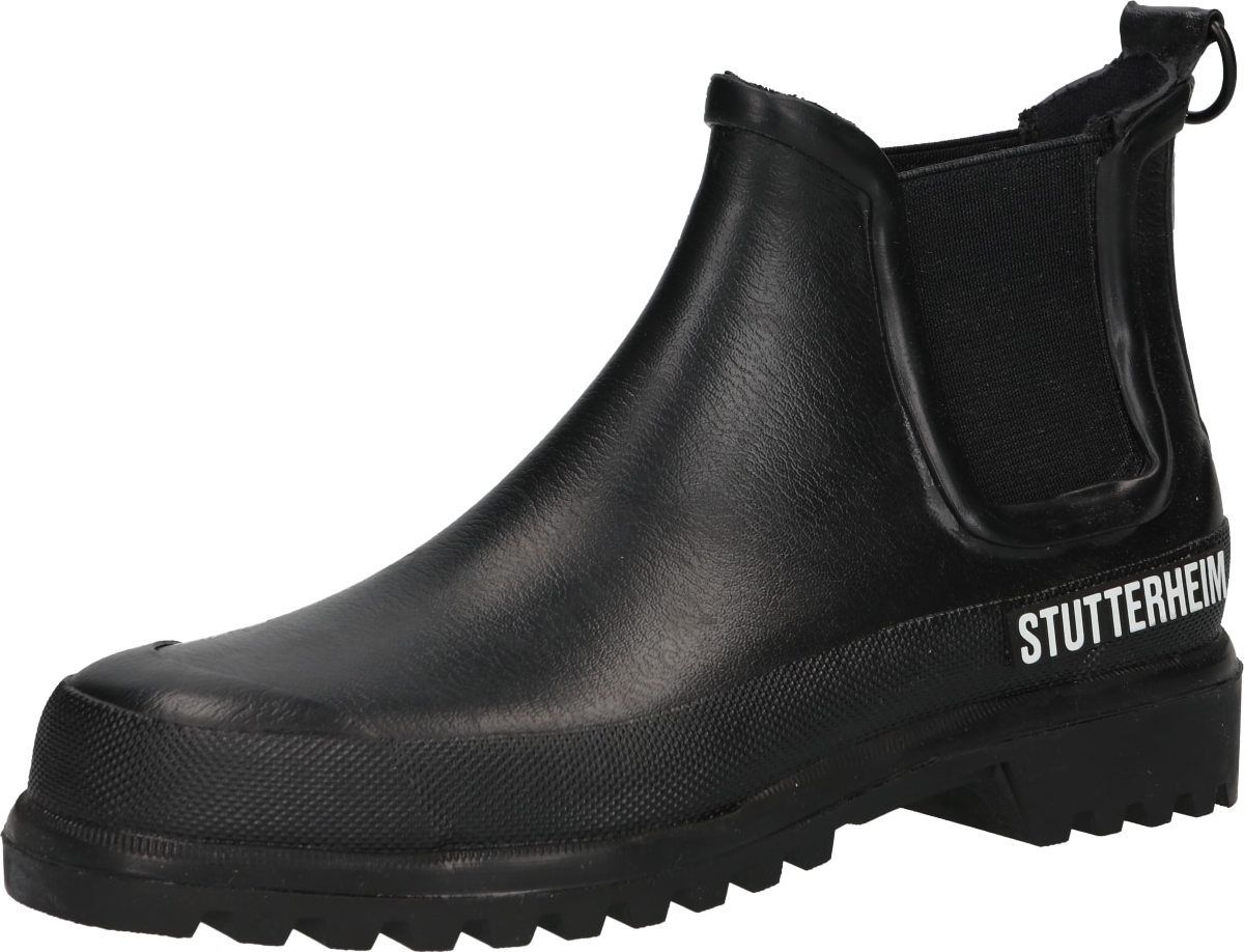 Stutterheim Holínky černá / bílá