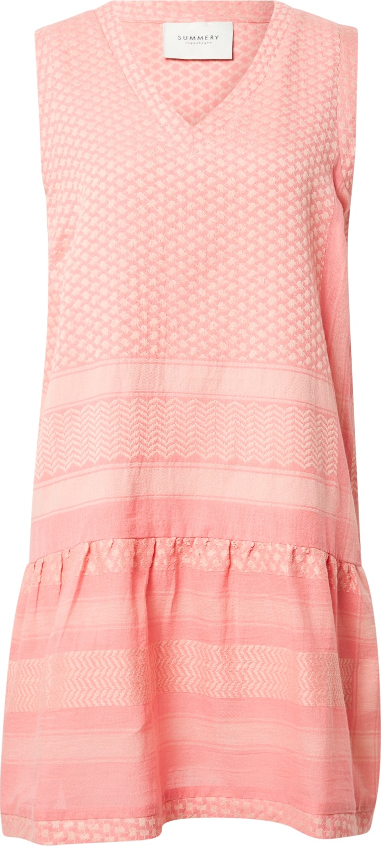Summery Copenhagen Letní šaty pink / pastelově oranžová