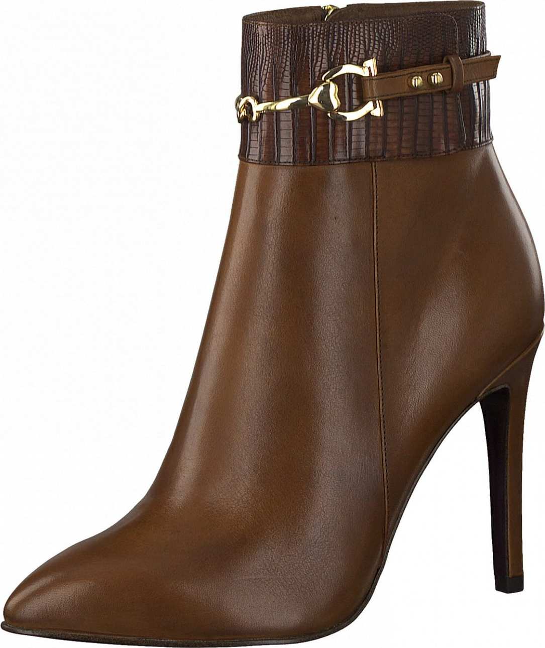 Tamaris Heart & Sole Nízké kozačky hnědá / kaštanově hnědá