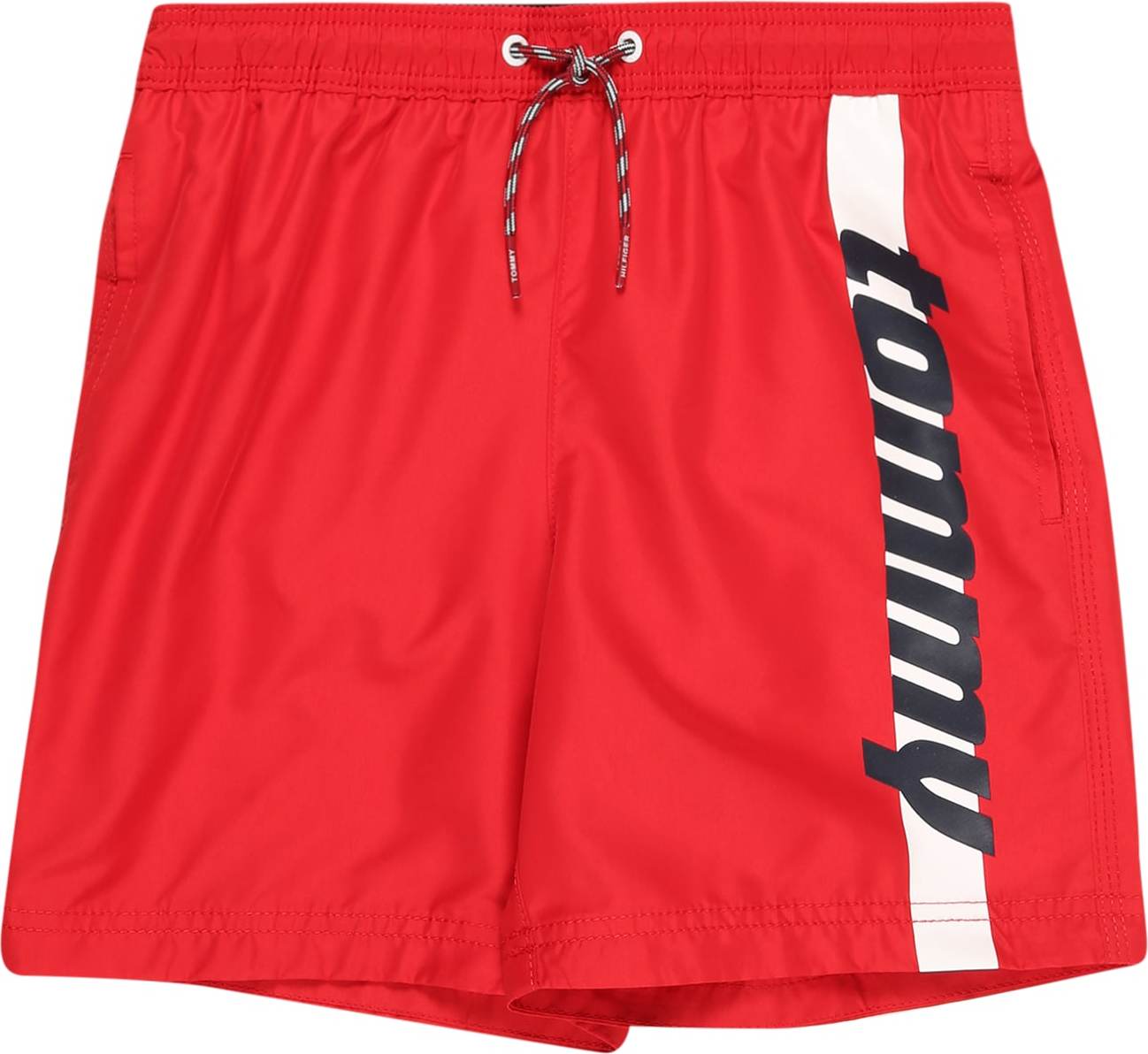 Tommy Hilfiger Underwear Plavecké šortky červená / bílá / námořnická modř