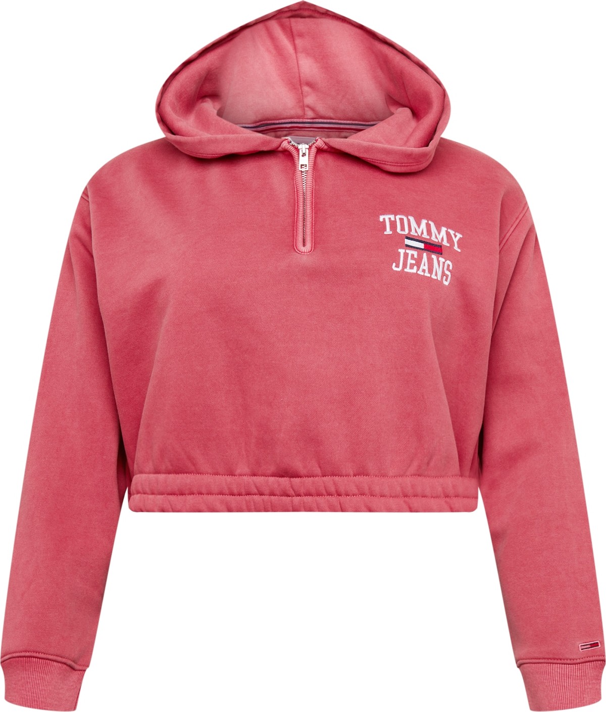 Tommy Jeans Curve Mikina melounová / námořnická modř / bílá / červená