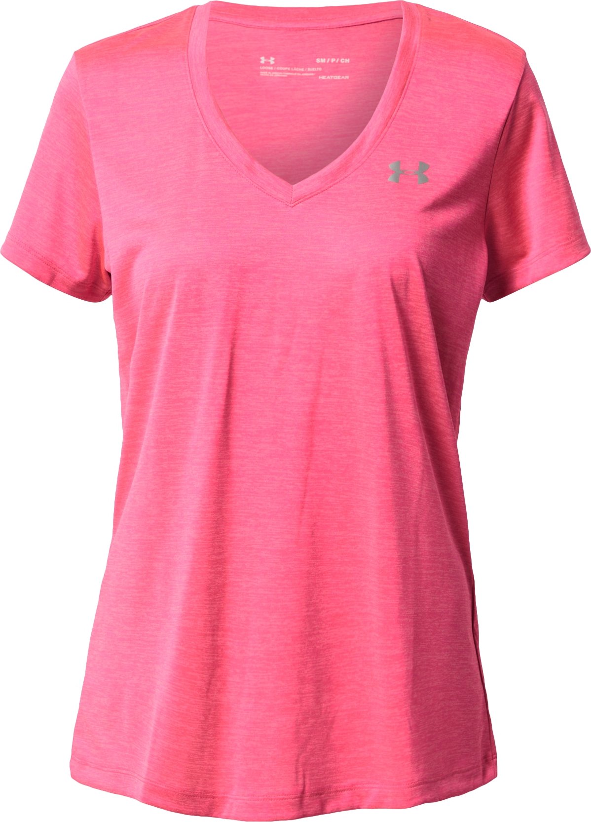 UNDER ARMOUR Funkční tričko 'Tech' pink / šedá