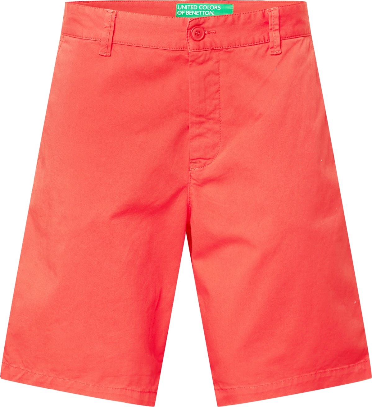 UNITED COLORS OF BENETTON Chino kalhoty oranžově červená
