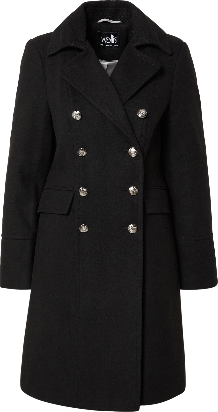 Wallis Přechodný kabát černá