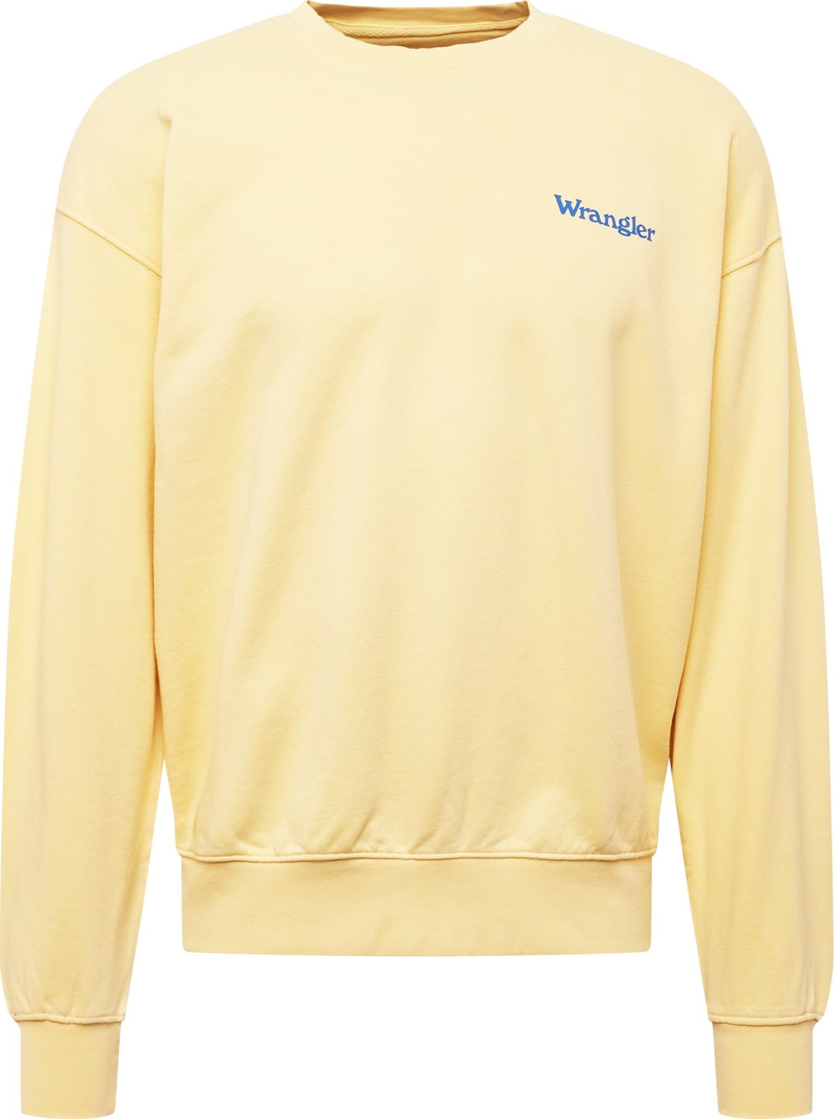 WRANGLER Mikina světle žlutá / mix barev