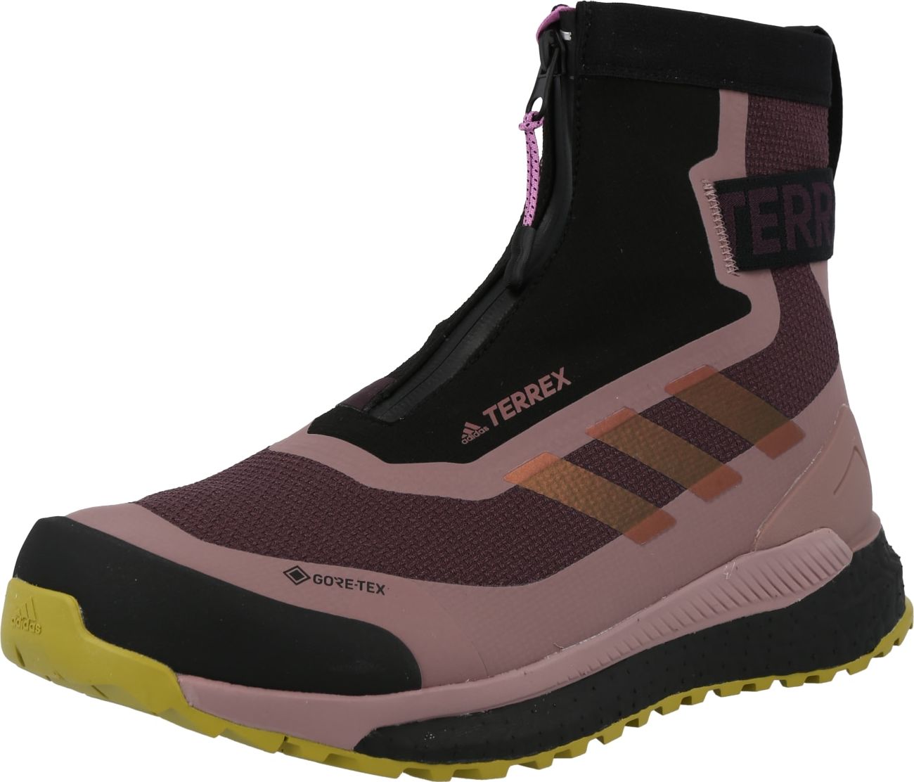adidas Terrex Kozačky 'Free Hiker' bledě fialová / černá / švestková