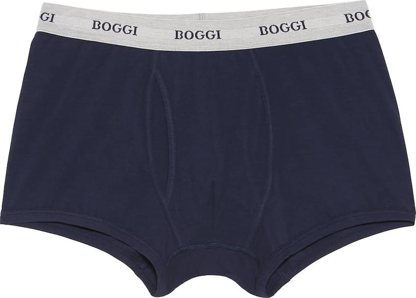 Boggi Milano Boxerky námořnická modř / bílá