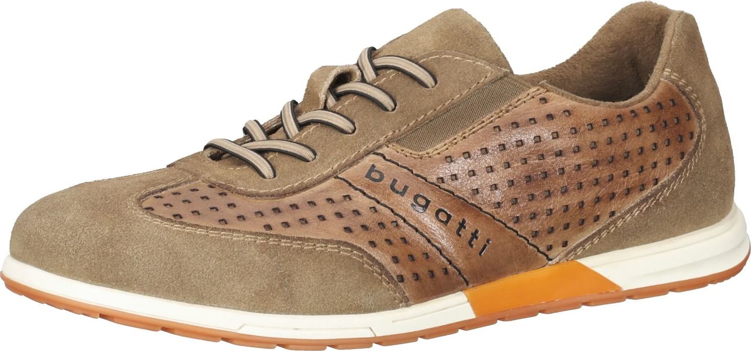 bugatti Tenisky oranžová / cappuccino