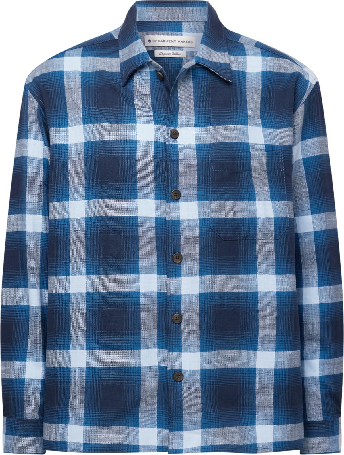 By Garment Makers Košile 'Storm' námořnická modř / nebeská modř / bílá