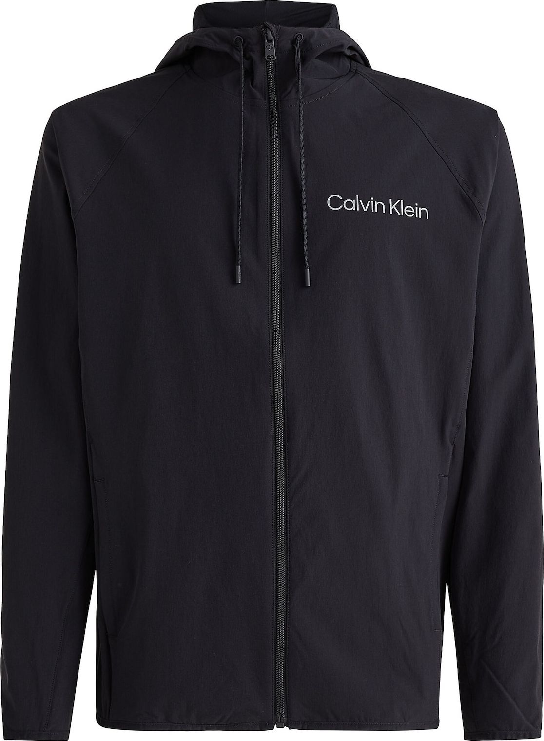 Calvin Klein Performance Sportovní bunda černá / tyrkysová