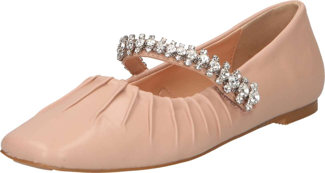 Dorothy Perkins Baleríny s řemínky 'Pascal' růžová