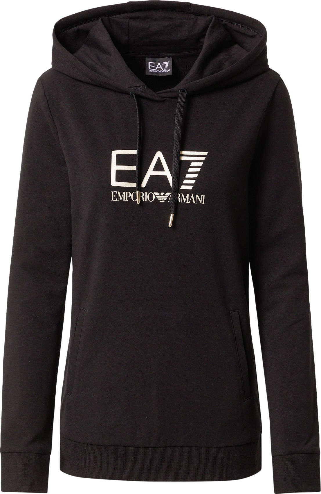 EA7 Emporio Armani Mikina černá / bílá