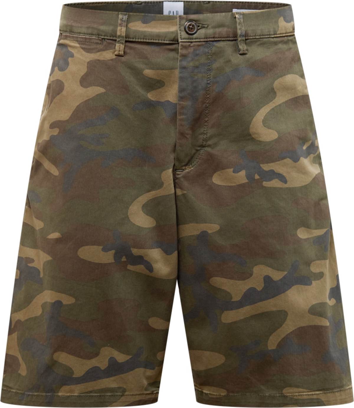 GAP Chino kalhoty olivová / khaki / tmavě hnědá / světle hnědá