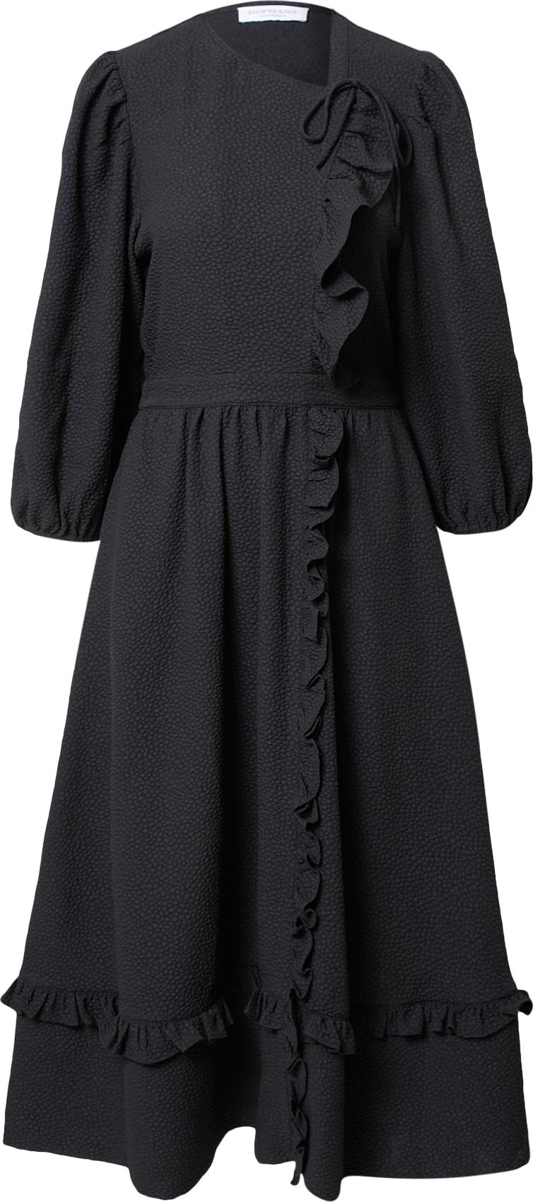 Hofmann Copenhagen Šaty černá / šedá