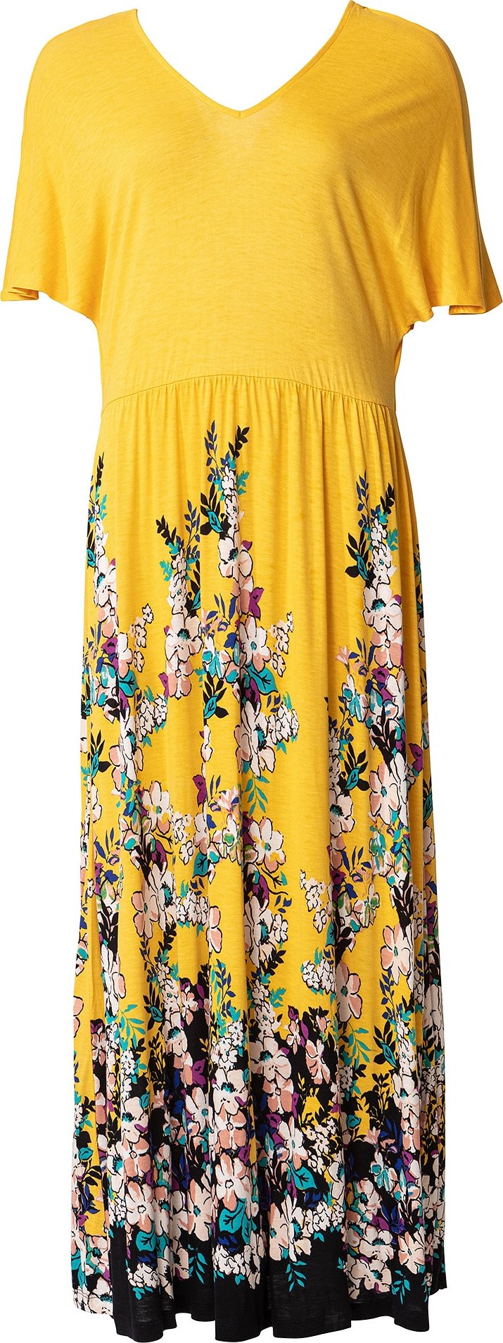 Indiska Letní šaty 'LEILA' žlutá / mix barev