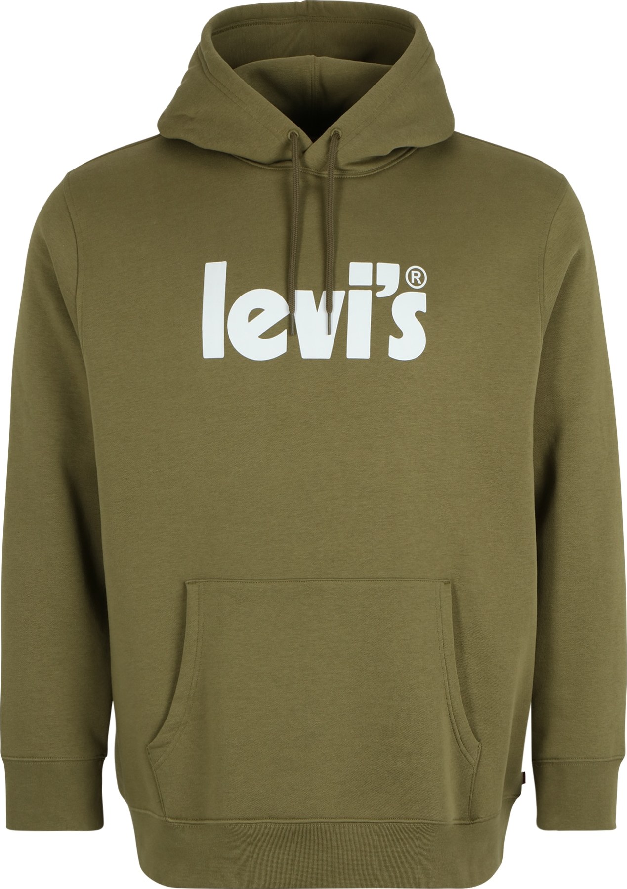 Levi's® Big & Tall Mikina khaki / bílá