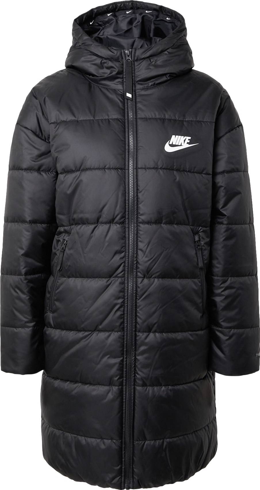 Nike Sportswear Přechodný kabát černá / bílá