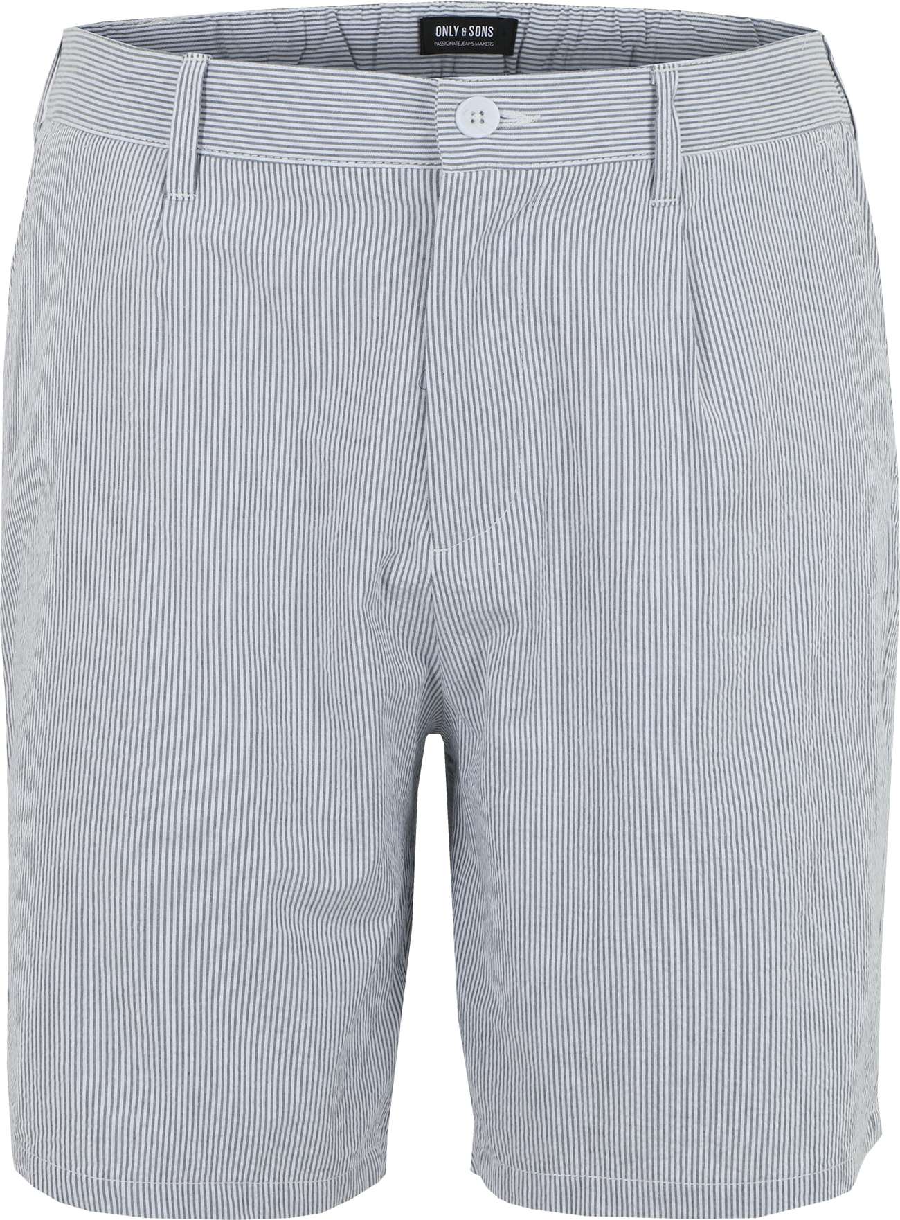 Only & Sons Big & Tall Chino kalhoty 'DEW' bílá / kouřově modrá