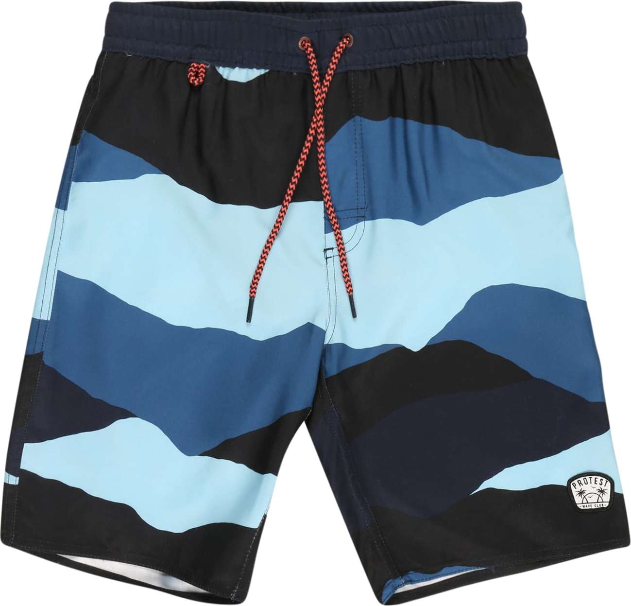 PROTEST Sportovní plavky noční modrá / námořnická modř / světlemodrá