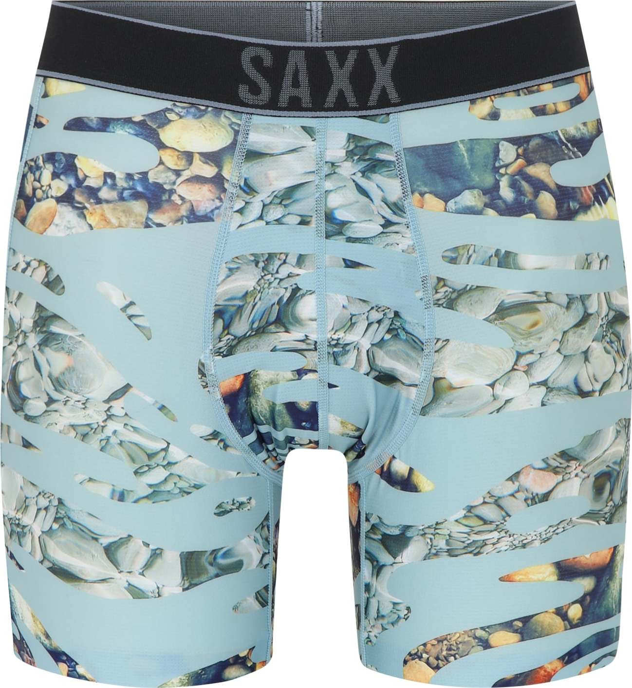 SAXX Sportovní spodní prádlo 'DROPTEMP' kouřově modrá / černá / šedá