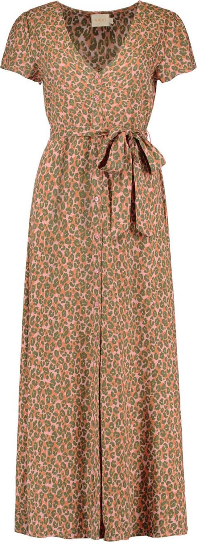 Shiwi Košilové šaty 'BRAZIL' světle růžová / lososová / olivová