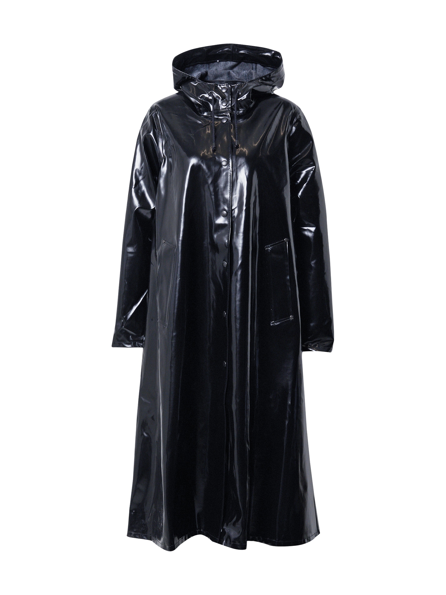 Stutterheim Přechodný kabát černá / šedá
