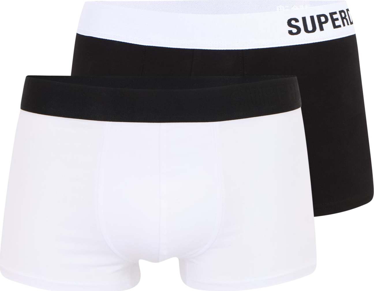 Superdry Boxerky bílá / černá
