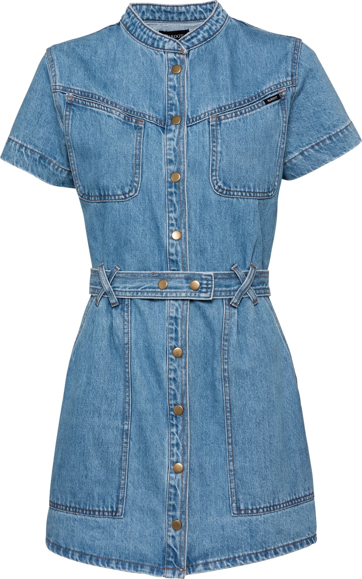 Bardot Košilové šaty 'STACEY' modrá džínovina