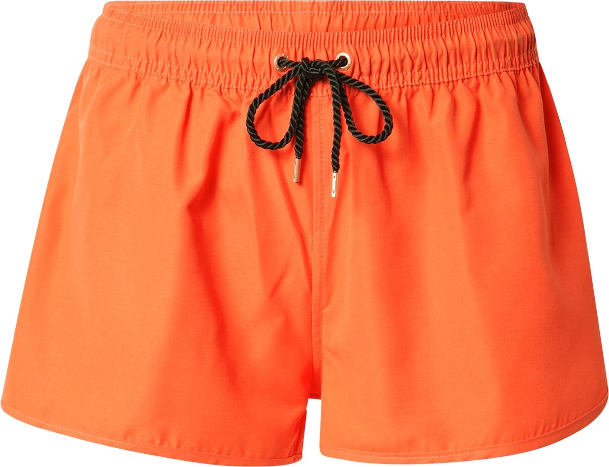 BRUNOTTI Sportovní kalhoty 'Greeny-N' černá / tmavě oranžová