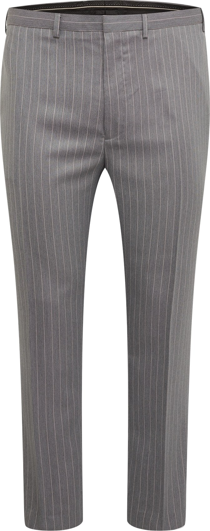 BURTON MENSWEAR LONDON Chino kalhoty šedý melír / pastelově růžová