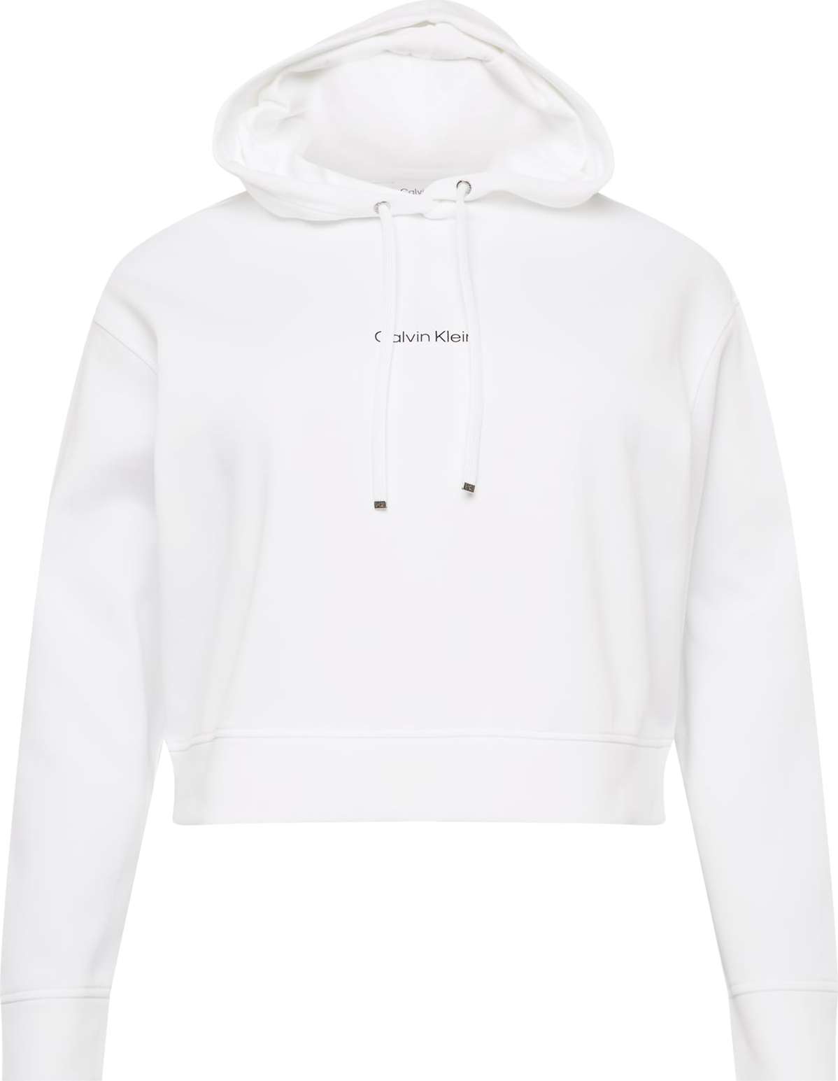 Calvin Klein Curve Mikina bílá / černá