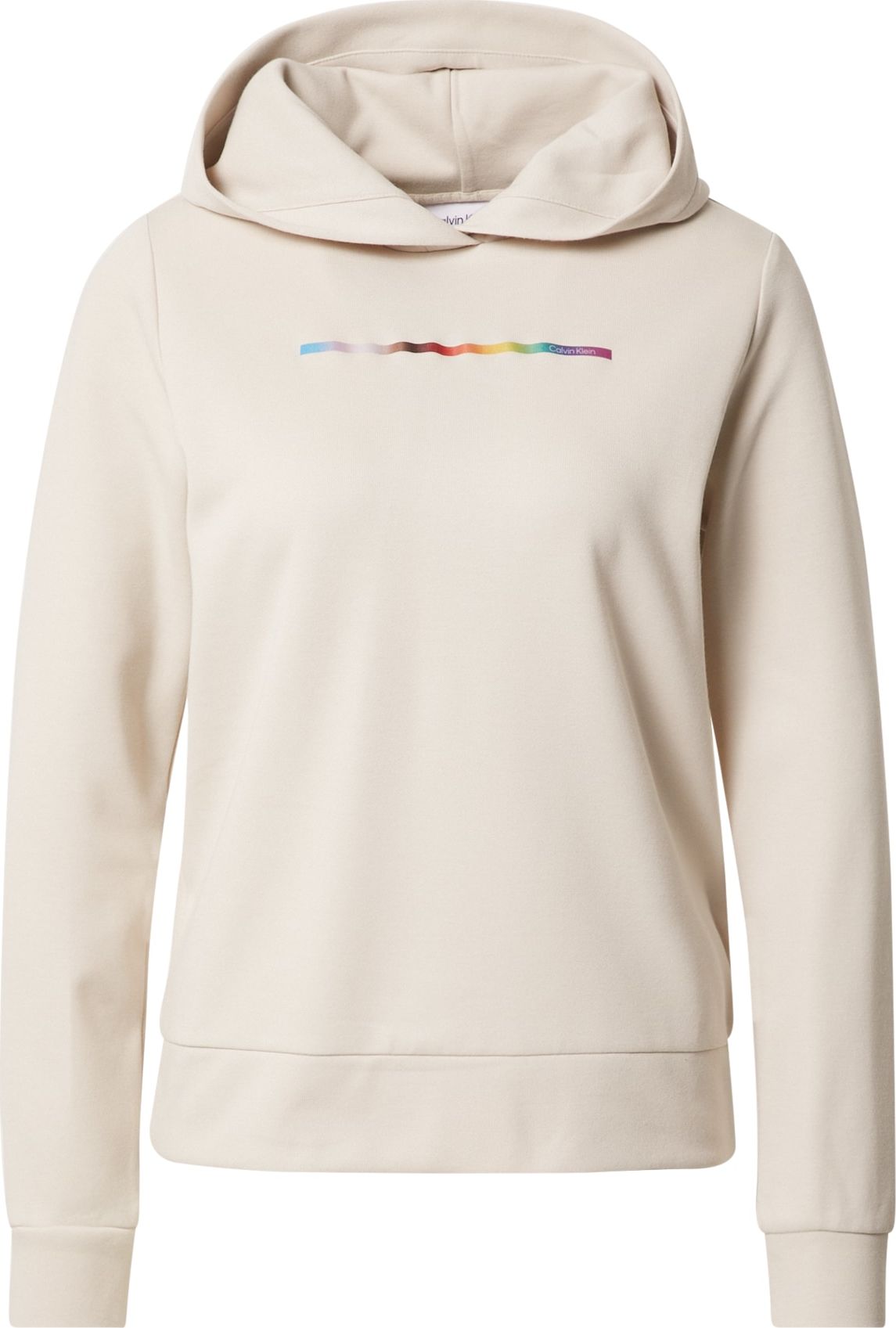 Calvin Klein Mikina béžová / mix barev
