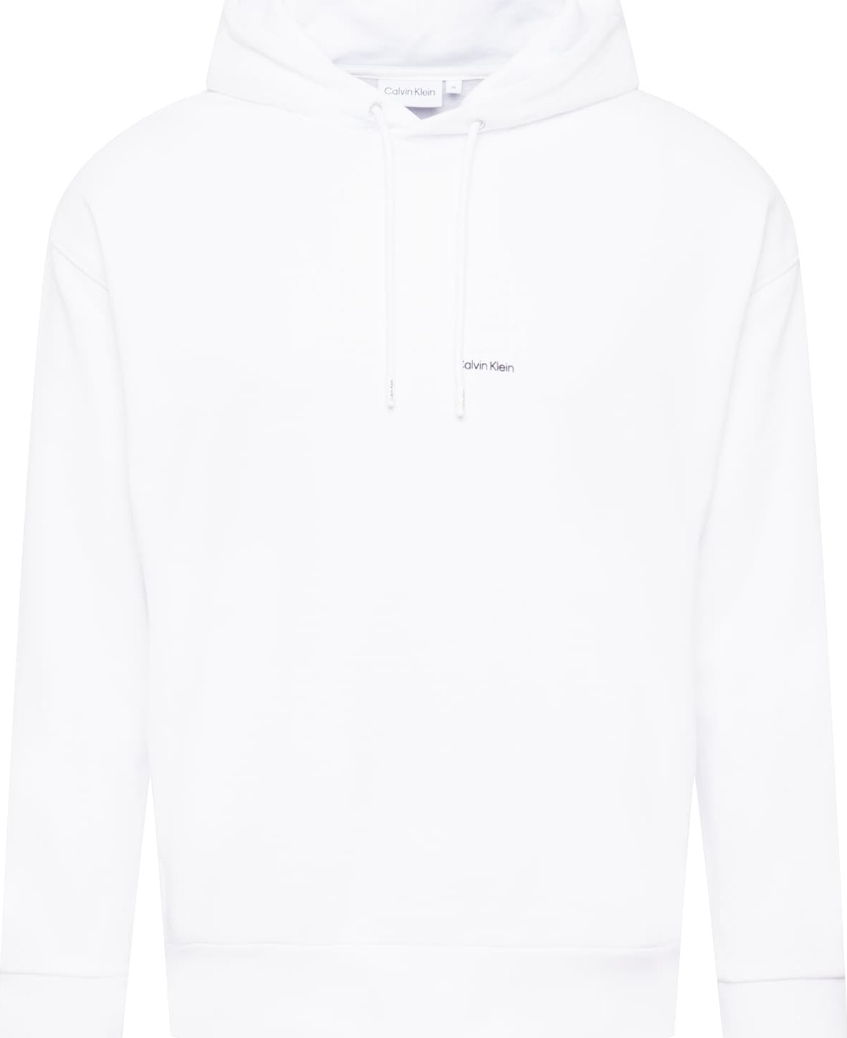 Calvin Klein Mikina bílá / černá