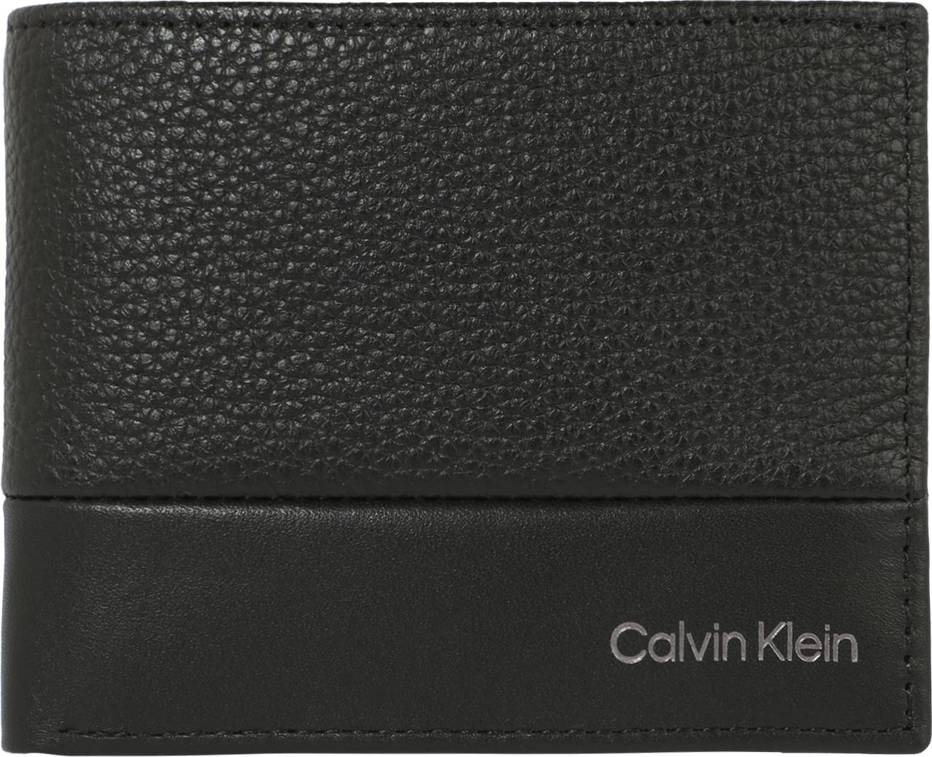 Calvin Klein Peněženka černá / šedá