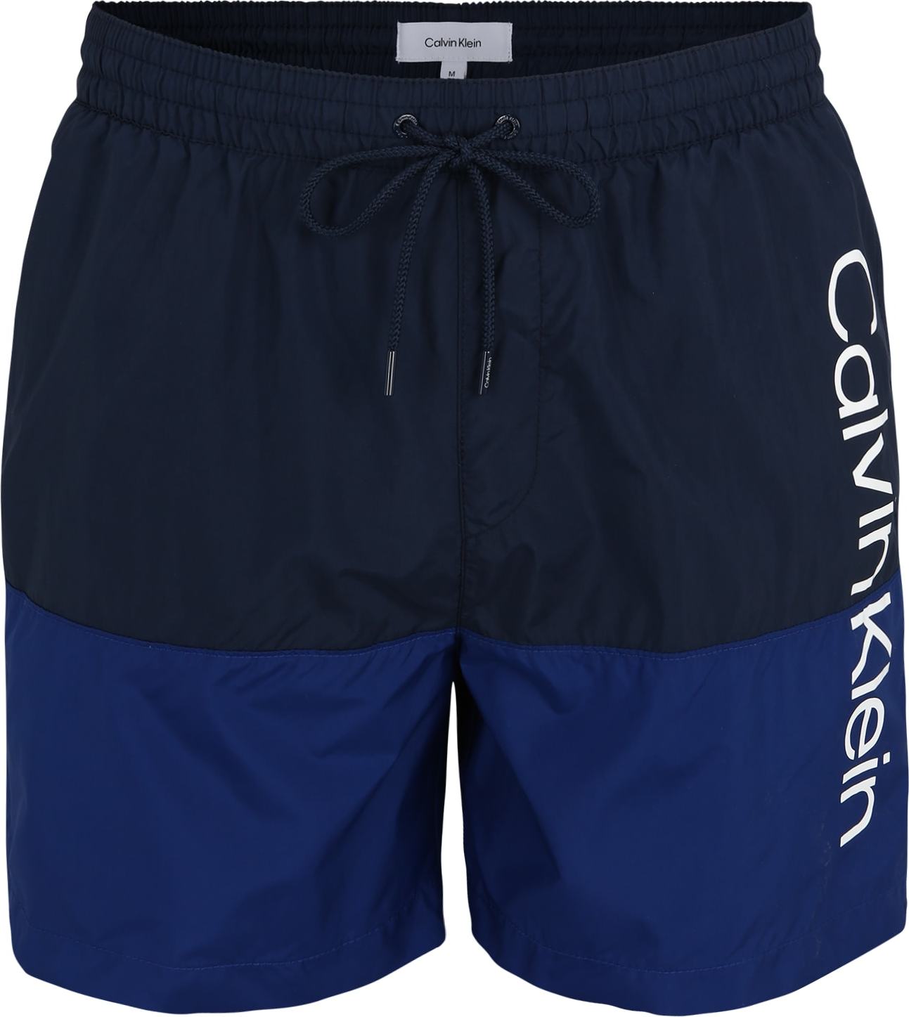 Calvin Klein Swimwear Plavecké šortky námořnická modř / noční modrá / bílá