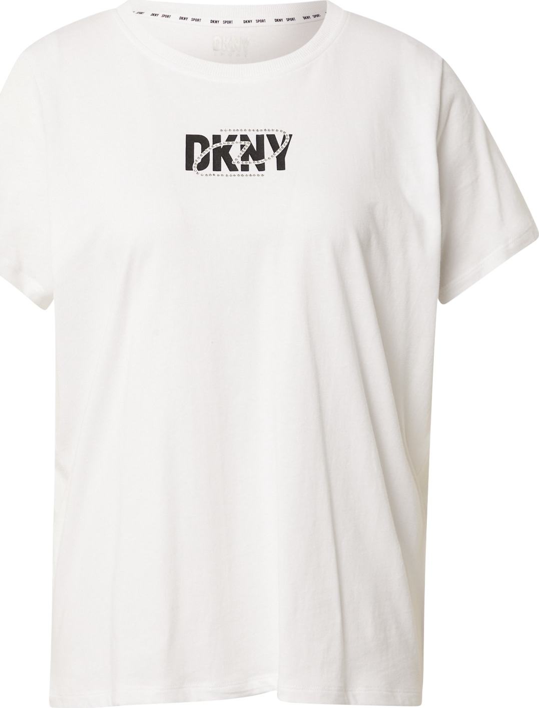 DKNY Performance Funkční tričko bílá / černá