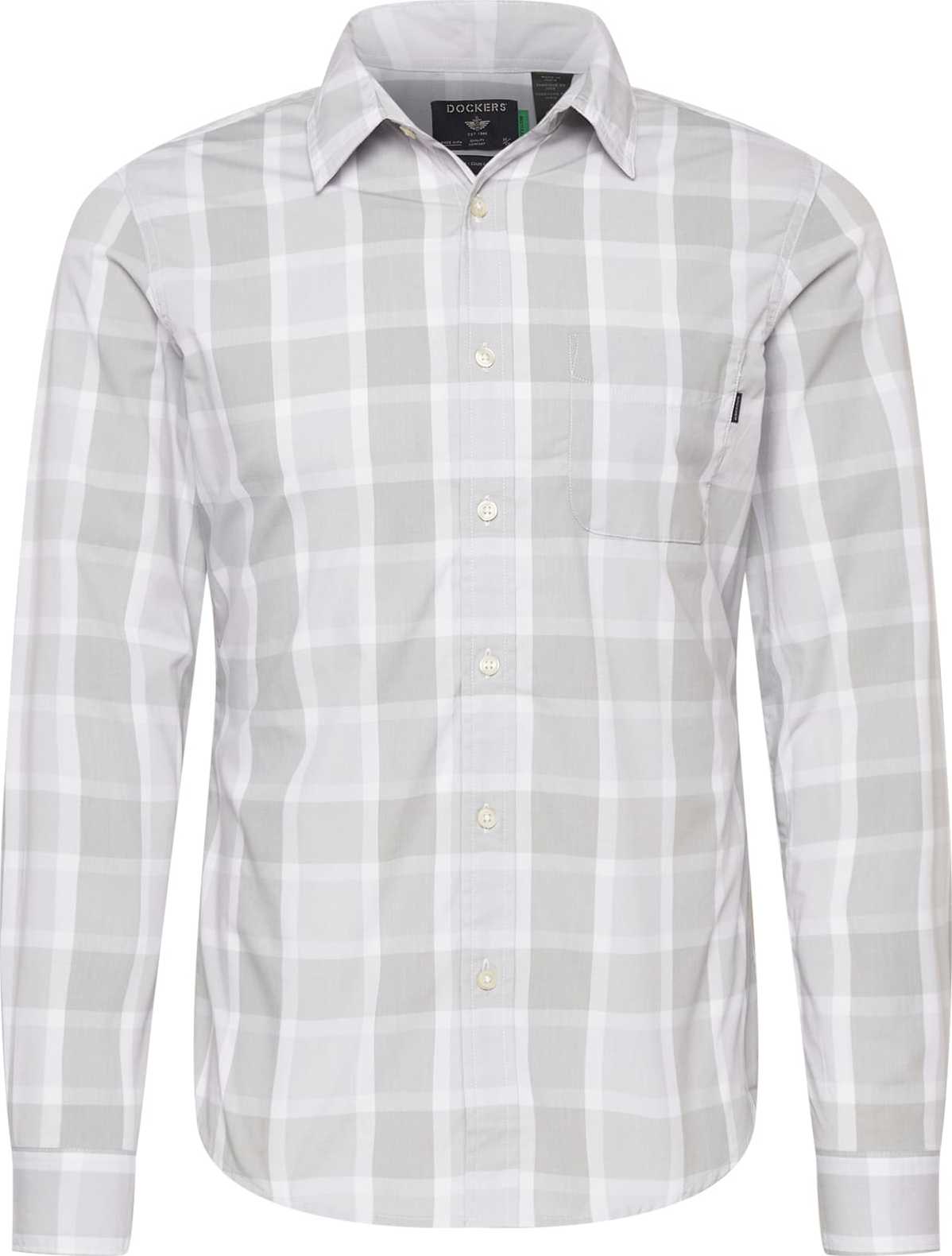 Dockers Košile šedá / bílá