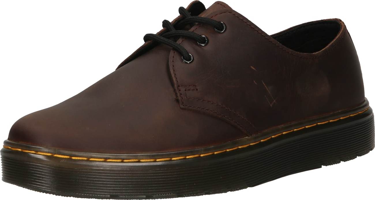 Dr. Martens Šněrovací boty 'Thurston' tmavě hnědá / oranžová