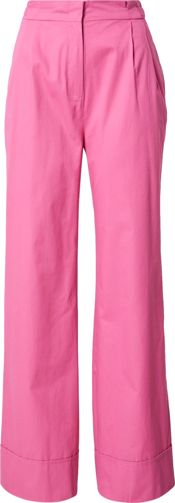 EDC BY ESPRIT Kalhoty se sklady v pase pink