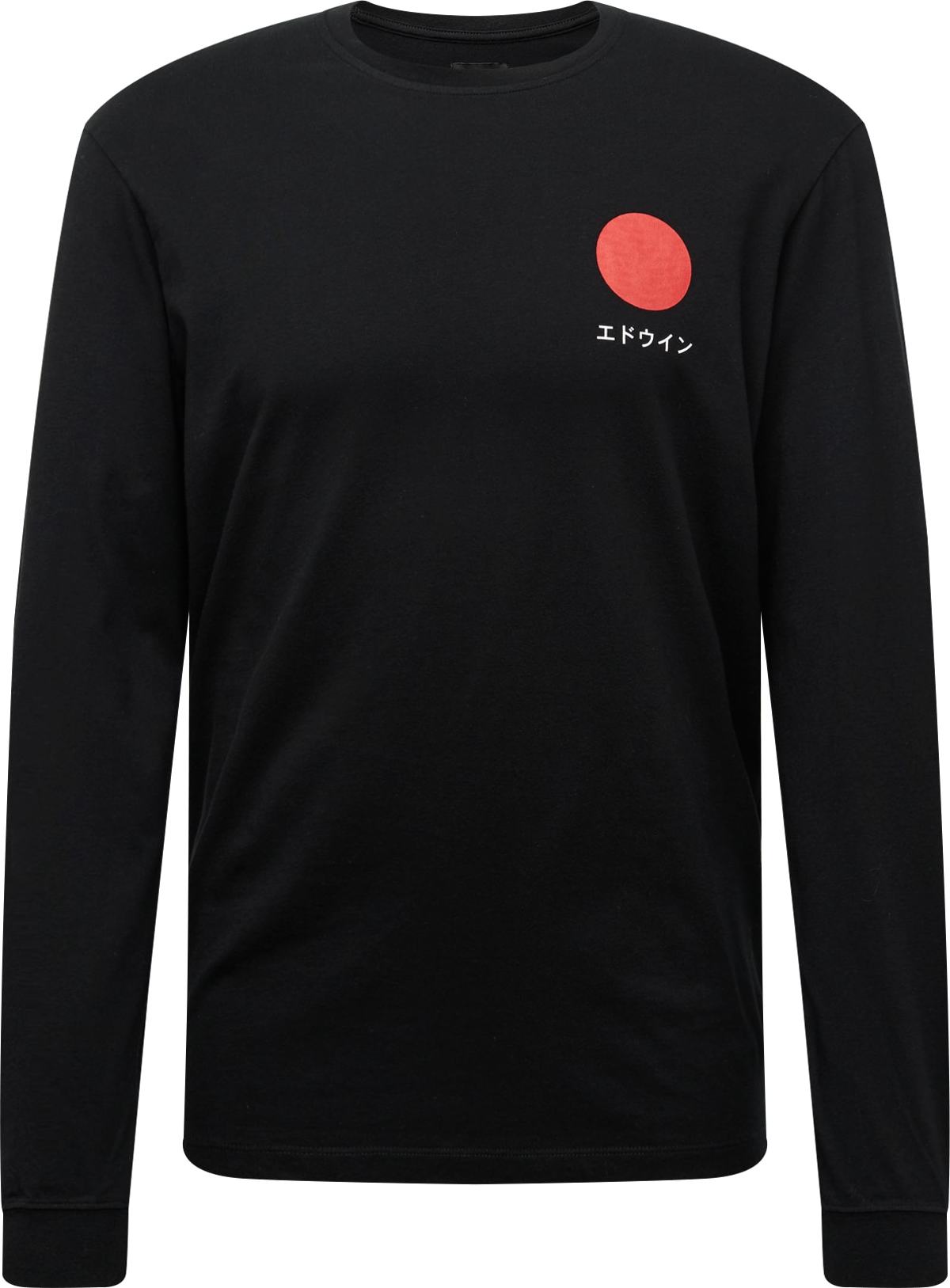 EDWIN Tričko 'Japanese Sun' černá