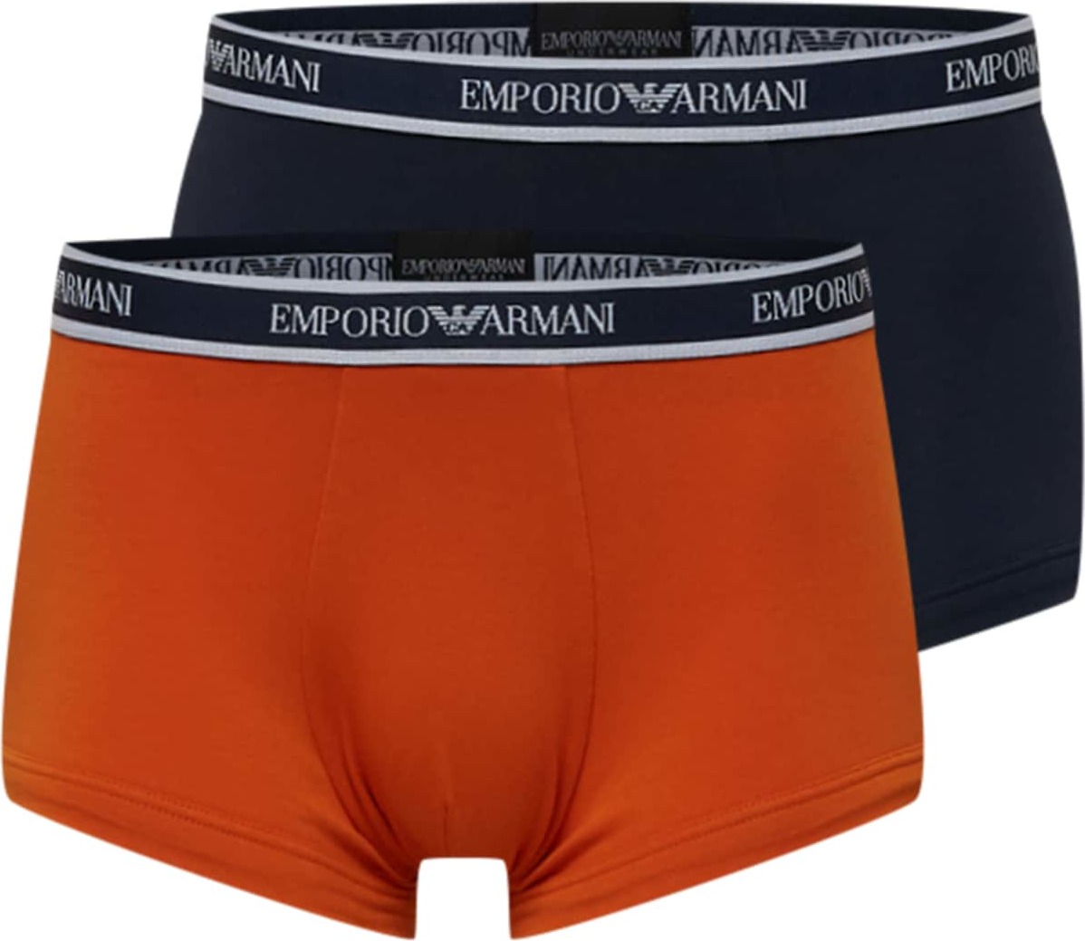 Emporio Armani Boxerky bílá / námořnická modř / humrová